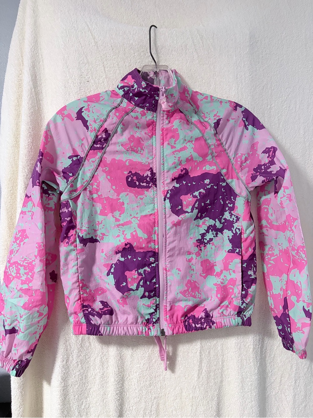 Francesca's Collections Pink Windbreaker